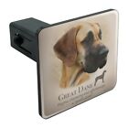 Th.qqhowardr.z002109 M Unbranded Great Dane Dog Breed Tow Trailer Hitch Cover Plug