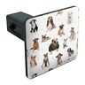 Th.qqhowardr.z003722 M Unbranded Cool Dogs In Outfits Paw Print Pattern Tow Trailer