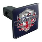 Th.qqjqljp00.z001519 M Unbranded Usa Choppers Shield Flames Eagle Tow Trailer Hitch Cover