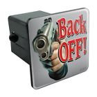 Th.qqjqljw00.z001981 M Unbranded Back Off Armed Gun Amendment Tow Trailer Hitch Cover