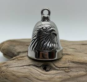Rb82 The Ride Bell Company Inch Born To Be Free Stainless-steel Eagle Motorcycle 82