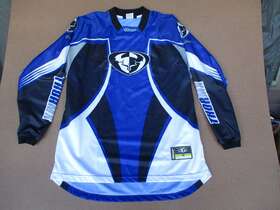Thor 040818033210 Mx Motocross Racewear Black And Blue Race Jersey Xl
