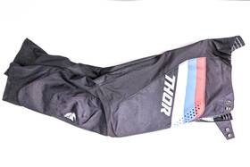 2903-1851 Thor Youth Racer Pulse Pants Black Red White Blue 26 Nos