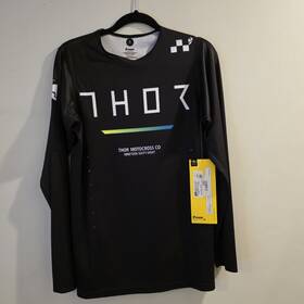 2910-5796 Thor New Motocross Jersey S20s Trend Black Small