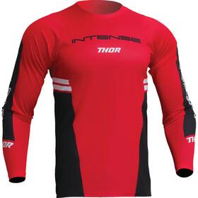 5020-0231 Thor Intense Berm Long Sleeve Jerseys Red/black Lg