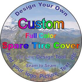 70r17 Tire Cover Central 265/70r17 Custom Personalized Spare Select Size/back Up Camera Option
