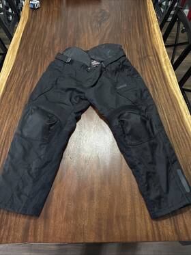 8719-0505-27 Tourmaster Overpants Mens Sz 4xl Short Motorcycle Black