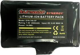 Syn-740-sf-r Tourmaster Synergy 7.4-volt Single Glove Battery Pack One-size