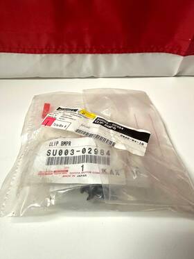 Su003-02984 Toyota New Genuine Part Number Su003 Clip Bmpr X 3pc