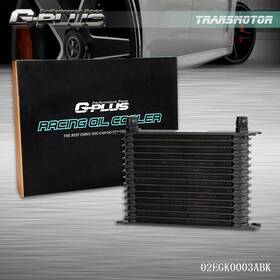 Trans0901 Transmotor2013 Fit For Car 15 Row 10an Engine Trans Transmission Universal Oil Cooler Black Us