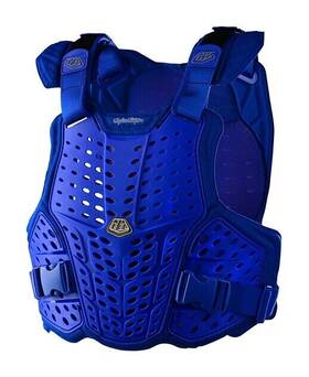 586003033 Troy Lee Designs Rockfight Ce Flex Chest Protector - M-l Blue