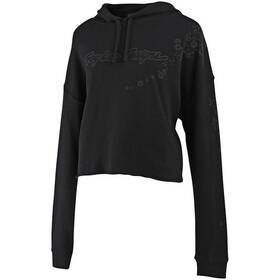 763844005 Troy Lee Designs Womens Signature Floral Crop Pullover - Black X-large