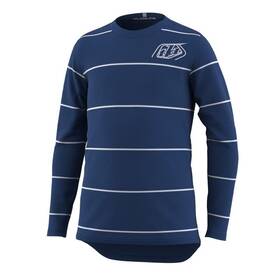 Troy Lee Designs 887202434945 Youth Flowline Revert Ls Jersey True Blue Size S