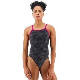 Dfbcla00114 Tyr Blackout Diamond Womens Swim Suit - Black Size 14 Closeout