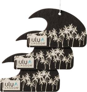 Ulu Lagoon 723314759661 Hanging Car Air Freshener 1 Count Pack Of 3 White Palms