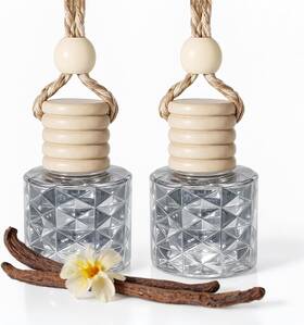 Caf-01 Veloz Car Air Freshener-long Lasting Essential Oil Diffuser-vanilla Cream Clear