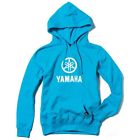 Vfe-17fya-bl-lg Yamaha Womens Stacked Hoodie Sweatshirt Pull Over Blue Large