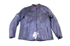286361509 Victory New Oem Black Womens Leather Canyon Jacket Size Xl Nos