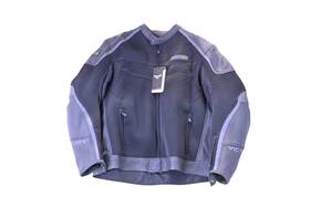 286433012 Victory New Oem Black Mens Leather Mesh Hybrid Jacket Size 2xl Nos
