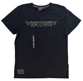 286324803 Victory Motorcycles Nwt Oem Motorcycle Built To Ride Tee Black - Mens Medium