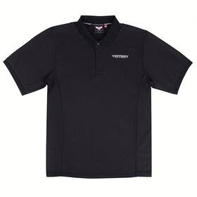 P286518306 Victory Motorcycles P286518302 Nwt Oem Motorcycle Mens Black Short Sleeve Logo Polo Large