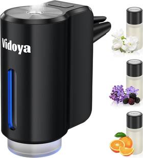 Vidoya 756190638072 Smart Car Air Freshener Diy Diffuser Three Black