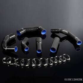 Zp-01shc1268zbk Vr Auto Parts 18pcs Silicone Radiator Hose Black Fit For Ford Mondeo Tdci 2.0 2.2 Mk3