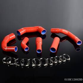 Zp-01shc1268zrd Vr Auto Parts 18pcs Silicone Radiator Hose Red Fit For Ford Mondeo Tdci 2.0 2.2 Mk3
