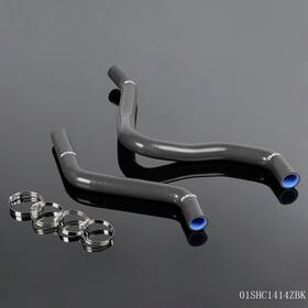 Zp-01shc1414zbk Vr Auto Parts Silicone Radiator Hose Black Fit For 2000-2004 Mitsubishi Eclipse 6g72 V6