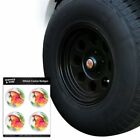 Wbadge.qqjqljp00.z001461 M Unbranded Rainforest Macaw Parrot Watercolor Tire Wheel Center Cap Badge
