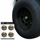 Wbadge.qqjqlrm00.z001837 M Unbranded Jungle Life Leopard Cat Toucans Monkeys Tire Wheel Center