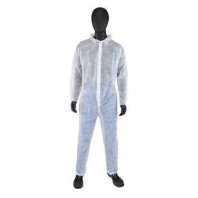 West Chester 3500/xxxxl Coveralls 4 Xl White Case/25