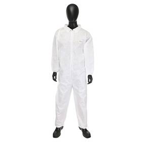 C3802 West Chester C3802/s Posi Wear M3 Coveralls Small White Case/25