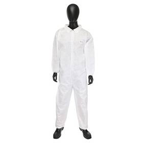 C3802 West Chester C3802/xxxxxl Posi Wear M3 Coveralls 5 Xl White Case/25