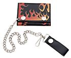 Wlb1003 Hot Leathers Flame Leather Wallet