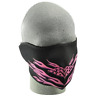 Wnfm054h Zanheadgear Neoprene Half Face Mask Pink Flames 642608039381