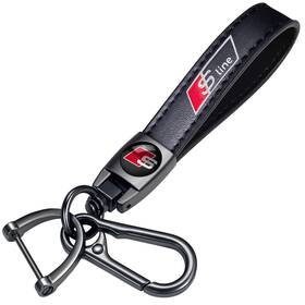 Xiconbao Key Chain 006 Leather Car Keychain For Audi S A3 Rs3 A4 A5 A6 A7 Keychain-black6