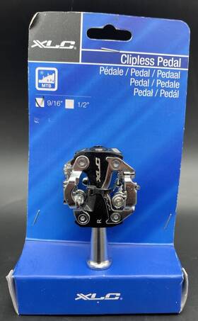 2501835500 Xlc Clipless Pedals Aluminium Mtb Pd-s15 9/16 Inch New