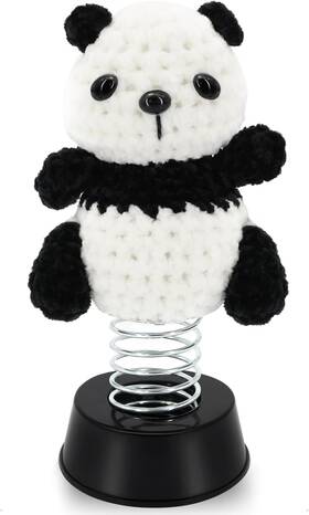 Kkl-01 Xunbin Panda Car Dashboard Decorations Crochet Accessories Desktop