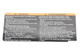 8db-77761-00-00 Yamaha New Oem Warning Decal Nos