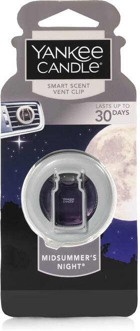 1304390 Yankee Candle Car Vent Clip Hw Midsummers Night 1 Count Pack Of Gray