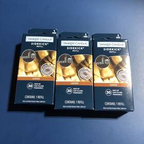Yankee Candle 192833098696 Sidekick Refills Leather 3 Pk