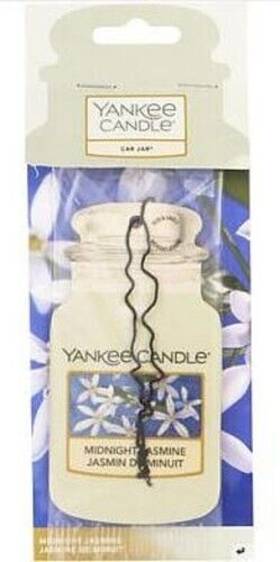 365954 Yankee Candle Midnight Jasmine Hanging Car Jar Floral Scented Air Freshener