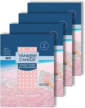 Yankee Candle 721404031062 Pink Sands Whole Home Air Freshener 4 Pack