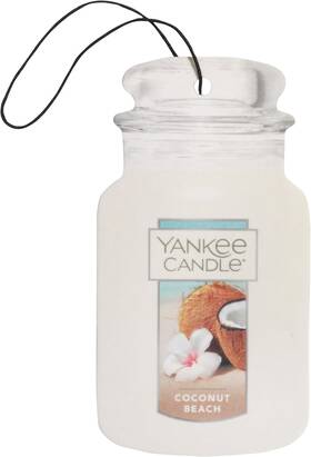Yankee Candle 886860982508 Paper Car Jar Air Freshener For Long Lasting Fragrance White