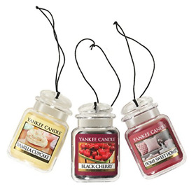 1536835 Yankee Candle Car Air Fresheners Hanging Jar Ultimate 3-pack