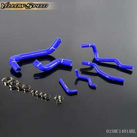 A-01shc1401abl Yellowspeed Fit For Mitsubishi Lancer Virage Mt 00- Blue Silicone Radiator Hose New