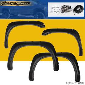 Yew25897 Yellowspeed Fender Flares Pocket Rivet Fit For 02-08 Dodge Ram 1500/03-09 2500/3500 4pcs