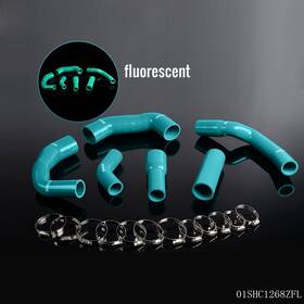 V-01shc1268zfl Ylwspeed20 18pcs Silicone Radiator Hose Fluorescent Fit For Ford Mondeo Tdci 2.0 2.2 Mk3