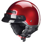 Z88-11054 Zox Banos Stg Gloss Candy Red Half Helmet